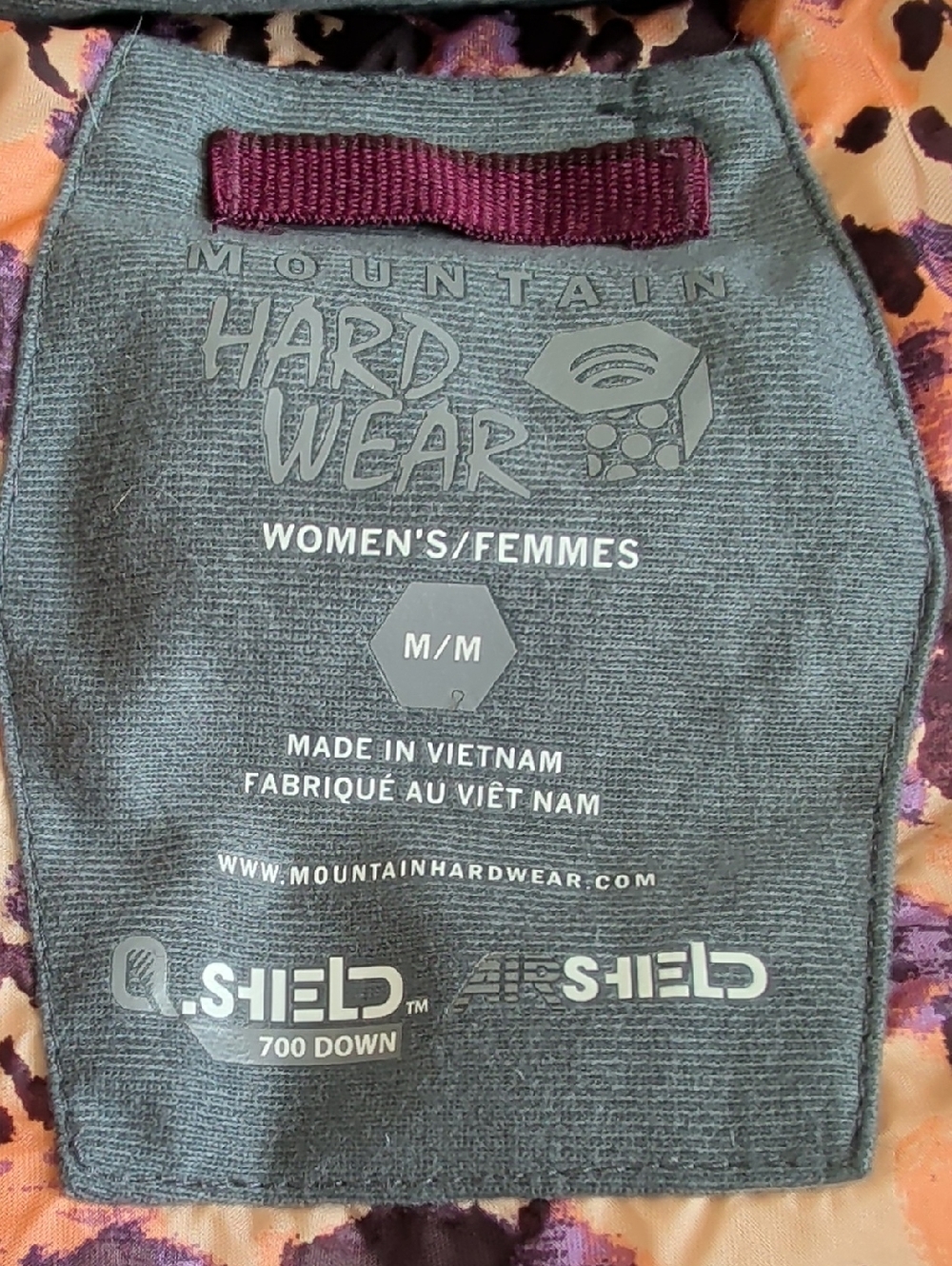 Mountain Hardwear 700 Down Purple Puffer Coat Women's Size Medium - Picture 2 of 13